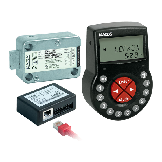 Dormakaba Axessor Series Quick Reference Manual