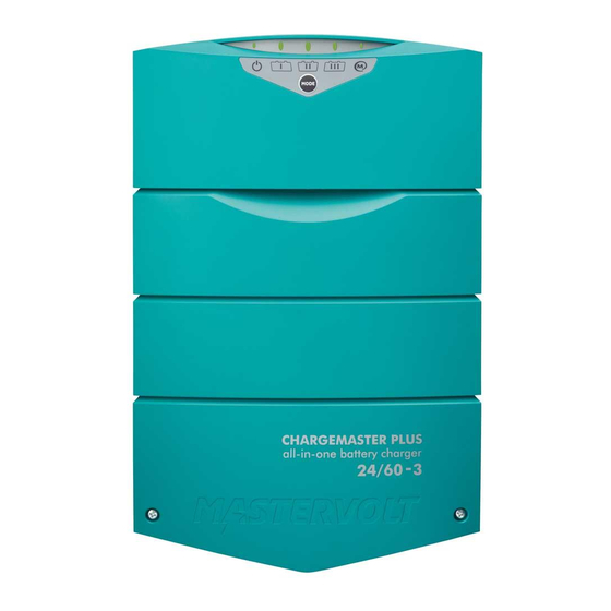 Mastervolt CHARGEMASTER PLUS Series User And Installation Manual