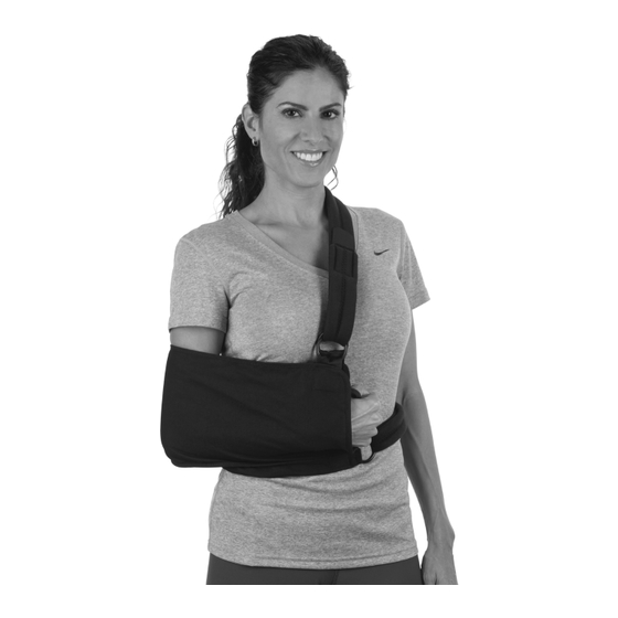 Össur Padded Shoulder Immobilizer Instructions For Use