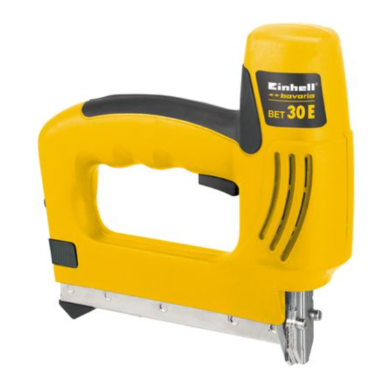 EINHELL Bavaria BET 30 E Directions For Use Manual
