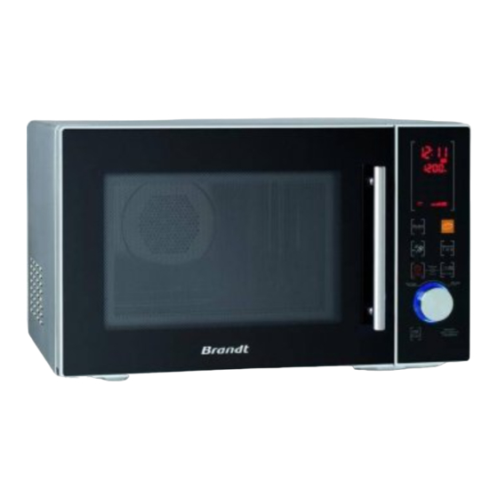 Brandt CE3282BP Microwave Oven Manuals