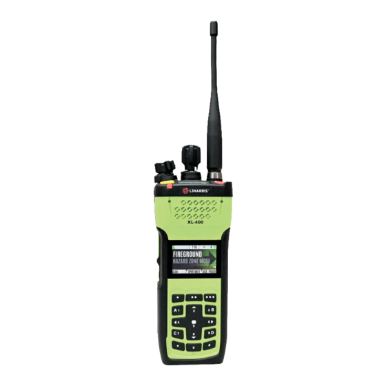 User Manuals: L3Harris XL-400P Portable Radio