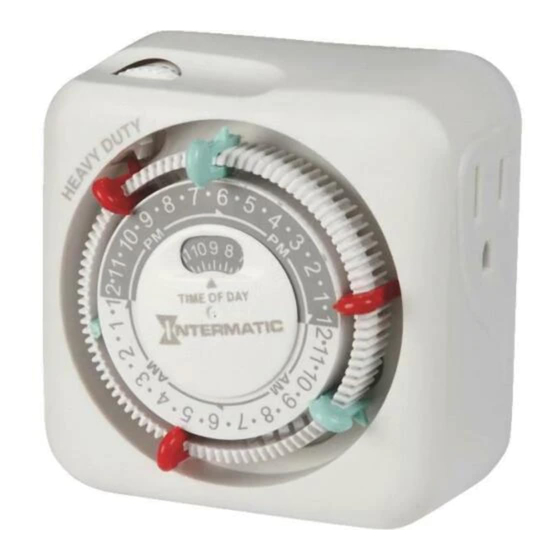 Intermatic TN311K Installation And User Instructions
