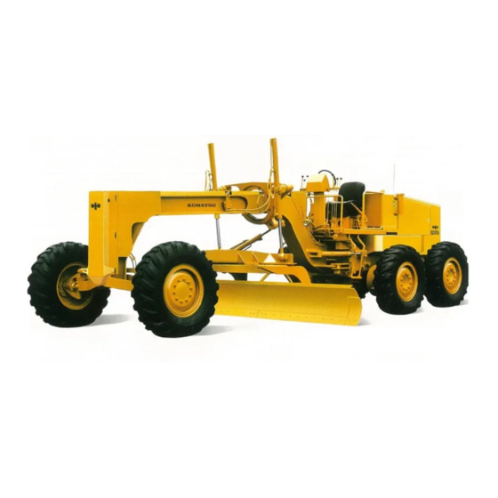 Komatsu GD521A-1 Operation & Maintenance Manual