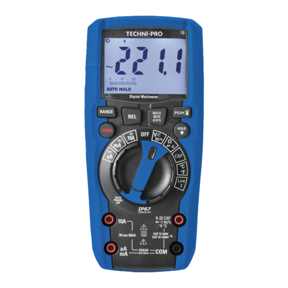 TECHNI-PRO TNP218 User Manual