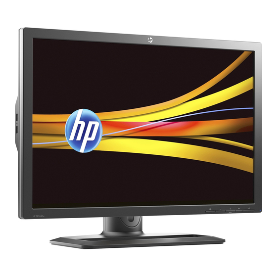 User Manuals: HP ZR2440w Monitor