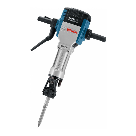 Bosch GSH 27 VC Original Instructions Manual