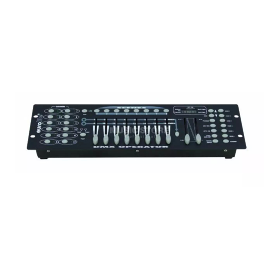 EuroLite DMX OPERATOR User Manual