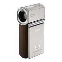 Sony HDR TG1E - Handycam Camcorder - 1080i Service Manual
