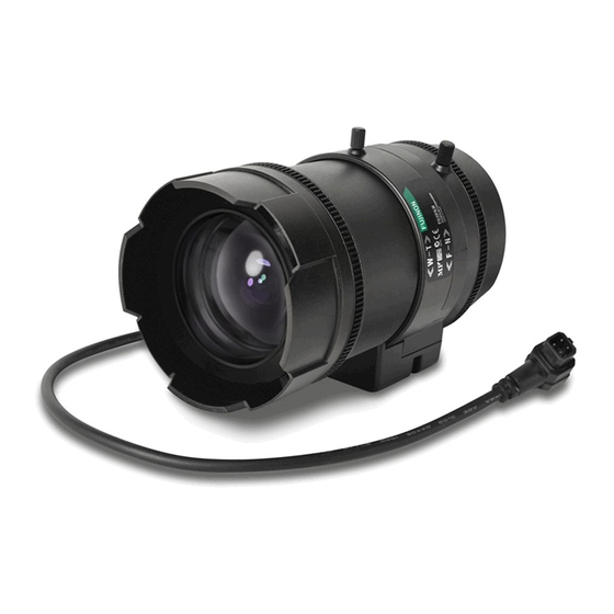 FUJINON DV4X12.5SR4A-1 Operation Manual