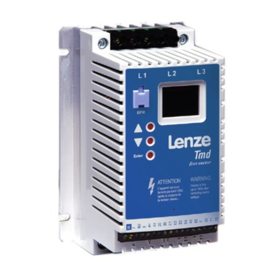 Lenze Tmd Operating Instructions Manual