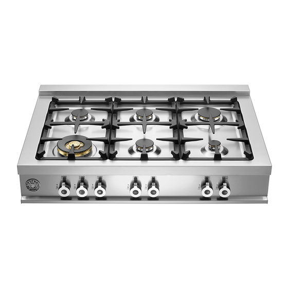 Bertazzoni CB36500X Installation, Service And User Instructions Manual