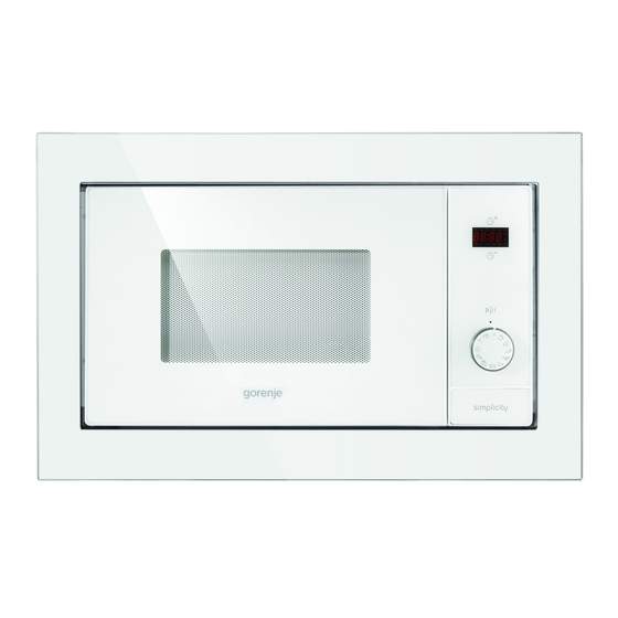 Gorenje BM6240SY2W Manual