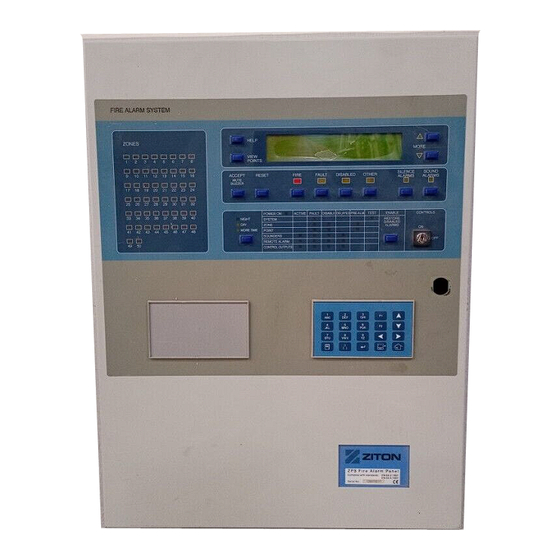 Ziton ZP3 Installation And Maintenance Manual