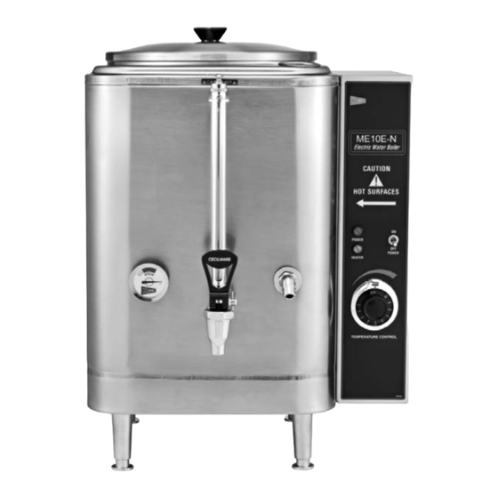 Cecilware ME10EN Operator's Manual