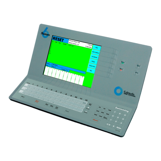 Colorado time systems System 6 User Manual