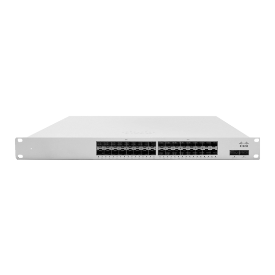 Meraki Cisco MS425 Series Installation Manual