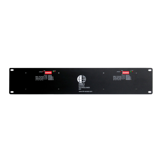 RBH Sound UNC500 Controller Hardware Manuals