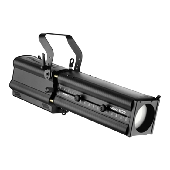LDR Arpa 8/22 150 W LED Operating Instructions Manual