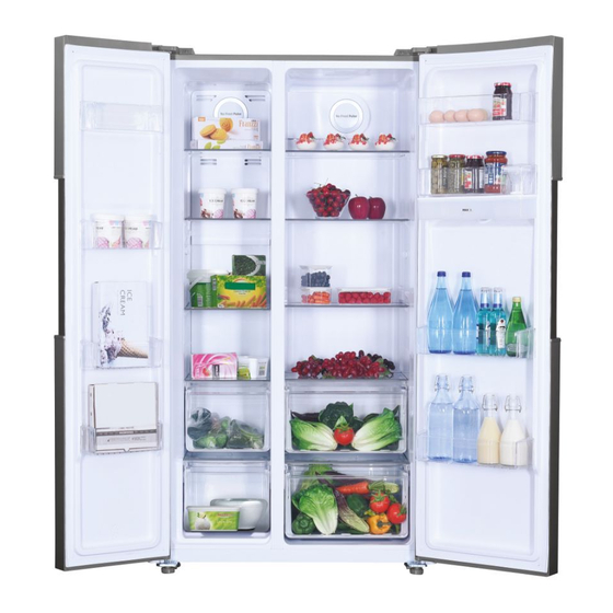 Hoover H-FRIDGE 500 MAXI HHSBSO 6174XWDK Manuals