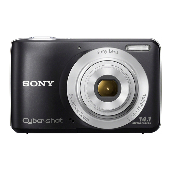 Sony Cyber-shot DSC-S5000 Instruction Manual