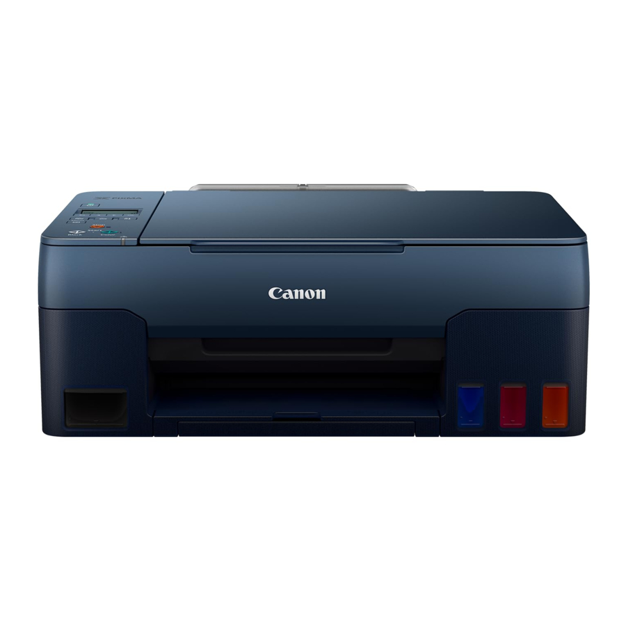 Canon PIXMA G2020 / G2060 Series, PIXMA G2560 Manual