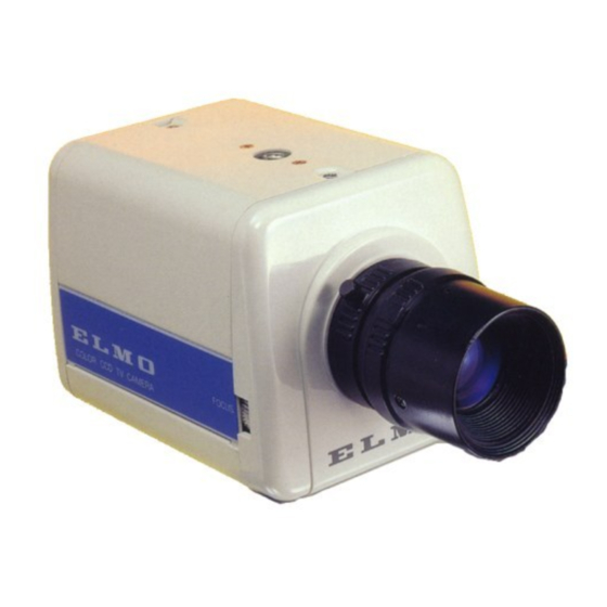 Elmo CCD Color Dome Camera TSN400A Instruction Manual