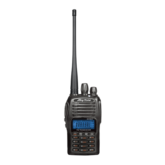 AnyTone AT-3318UV Instruction Manual