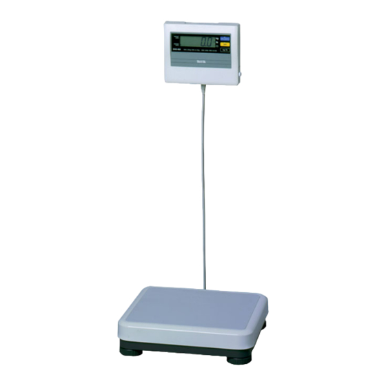 Tanita bwb-800a Operating Instructions Manual
