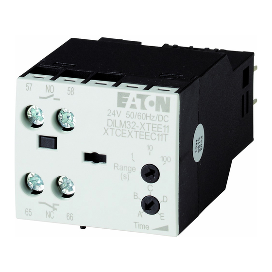Moeller DILM32-XTE Series Installation Instructions