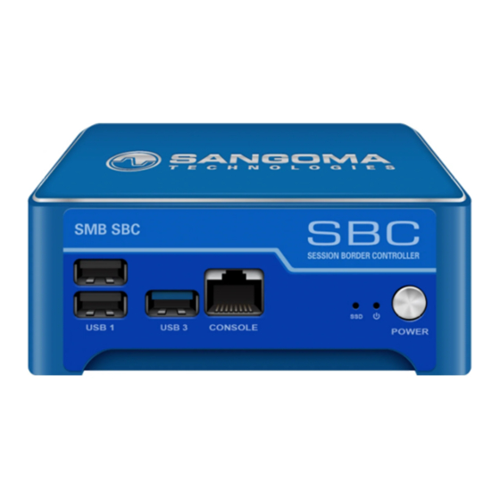 Sangoma Vega SBC Quick Start Manual