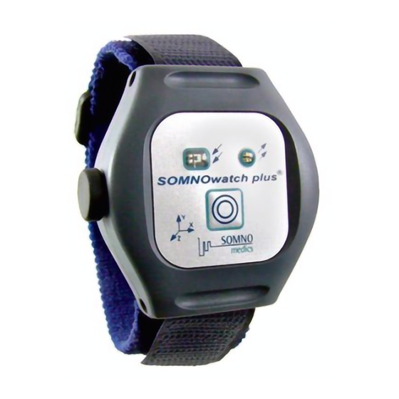 SOMNOmedics SOMNOwatch plus R Instruction Manual