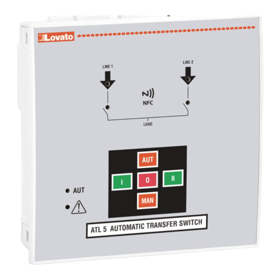 LOVATO ELECTRIC ATL 500 Instruction Manual
