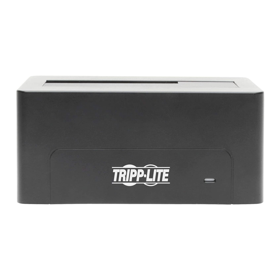 Tripp Lite U439-001-CG2 USB-C SATA Dock Manuals