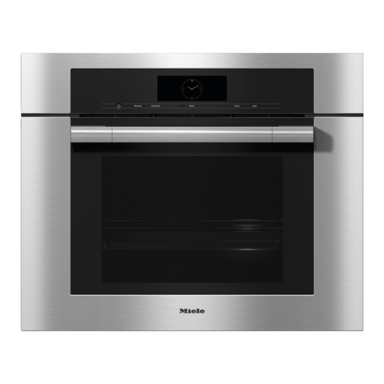 Miele DGC 7865 Operating And Installation Instructions