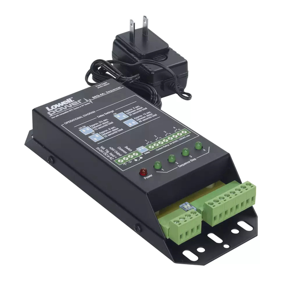 Lowell SEQ-4A Manual