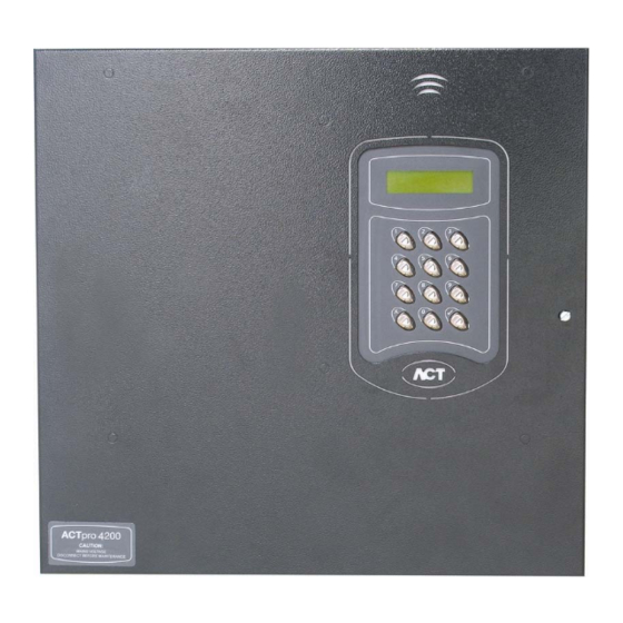 ACT ACTpro 4200 Operating & Installation Instructions Manual