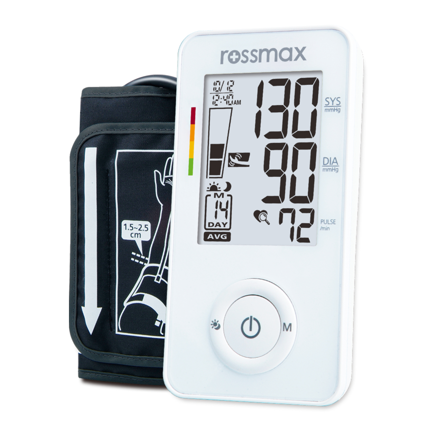Rossmax AX356f - Blood Pressure Monitor Manual