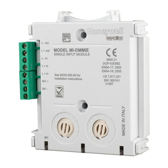 Honeywell MI-DMMIE Installation Instructions