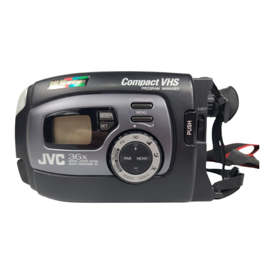 JVC GR-AX96 Instructions Manual