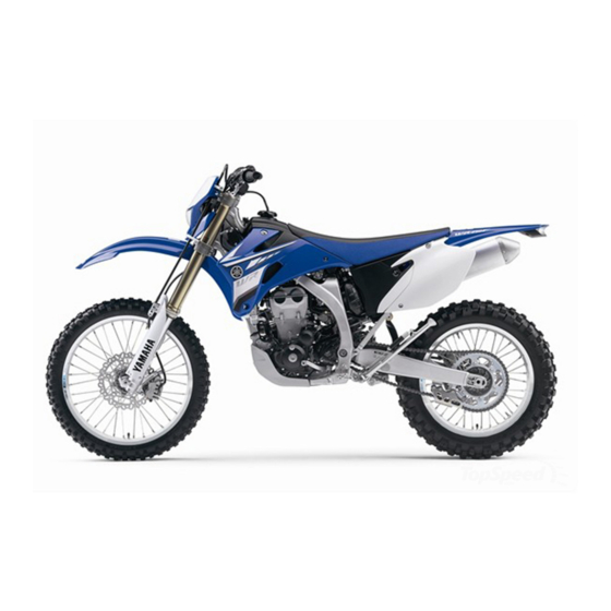 Yamaha WR450X 2008 Owner's Service Manual