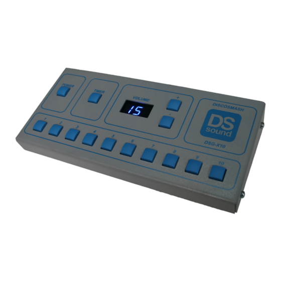 DiscoSmash DSG-X10 User Manual