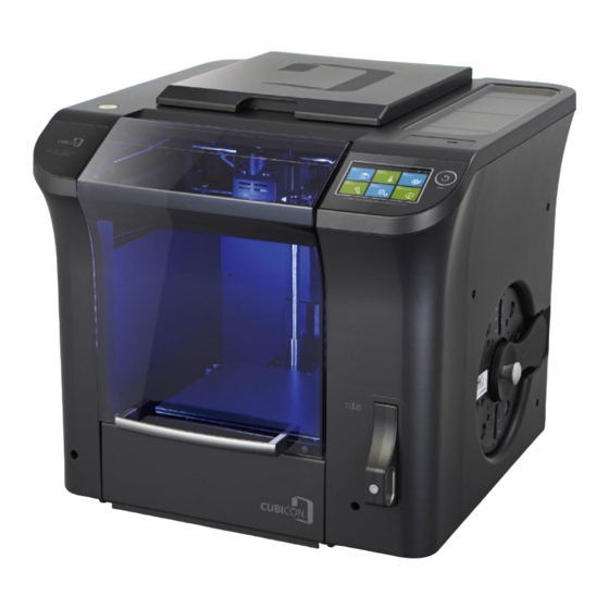 Cubicon Single Plus 3D Printer Manuals