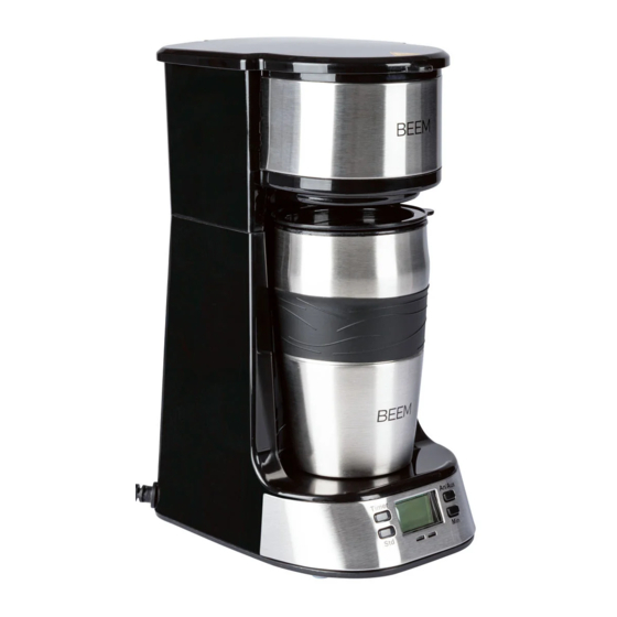 Beem Single-Kaffeemaschine Thermo2Go CM-119A Instruction Manual