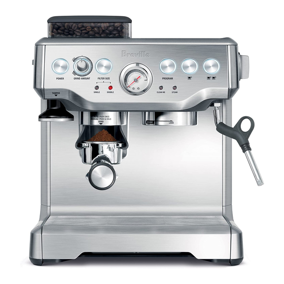 Breville THE BARISTA EXPRESS BES860XL Getting To Know Manual