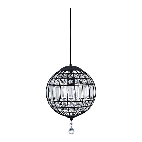Allen + Roth PENDANT B10111 Bronze Light Manuals
