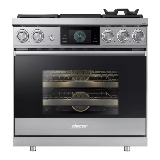 User Manuals: Dacor DOP36M94DLS Dual-Fuel Range