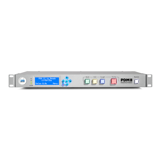 25-Seven PDM II Manuals