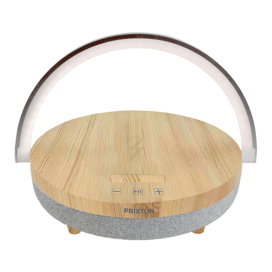 PRIXTON SPEAKER LIGHT Manual