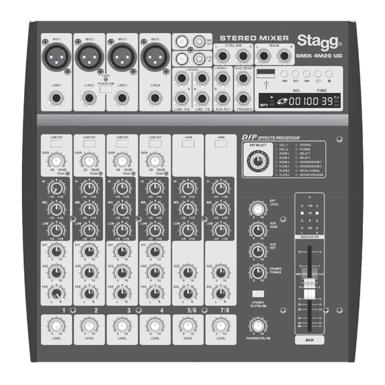 Stagg S MIX 4M2S UD User Manual